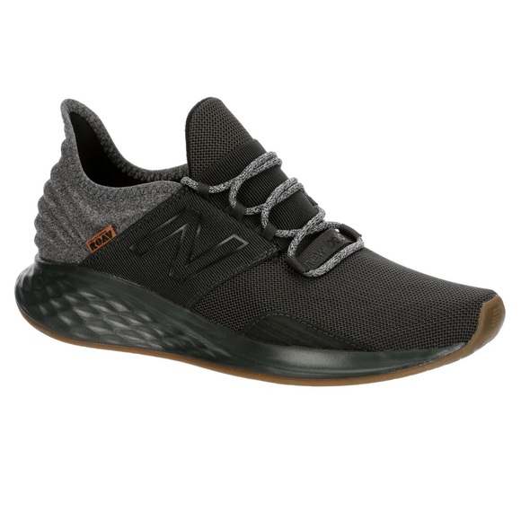 New Balance Fresh Foam ROAV Men's Black/Gray Athletic Running Training Shoes - Picture 3 of 4